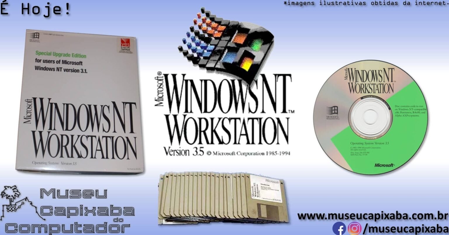 Windows 1994 O sistema operacional Microsoft Windows NT 3.5 de 1994 – MCC - Museu ...