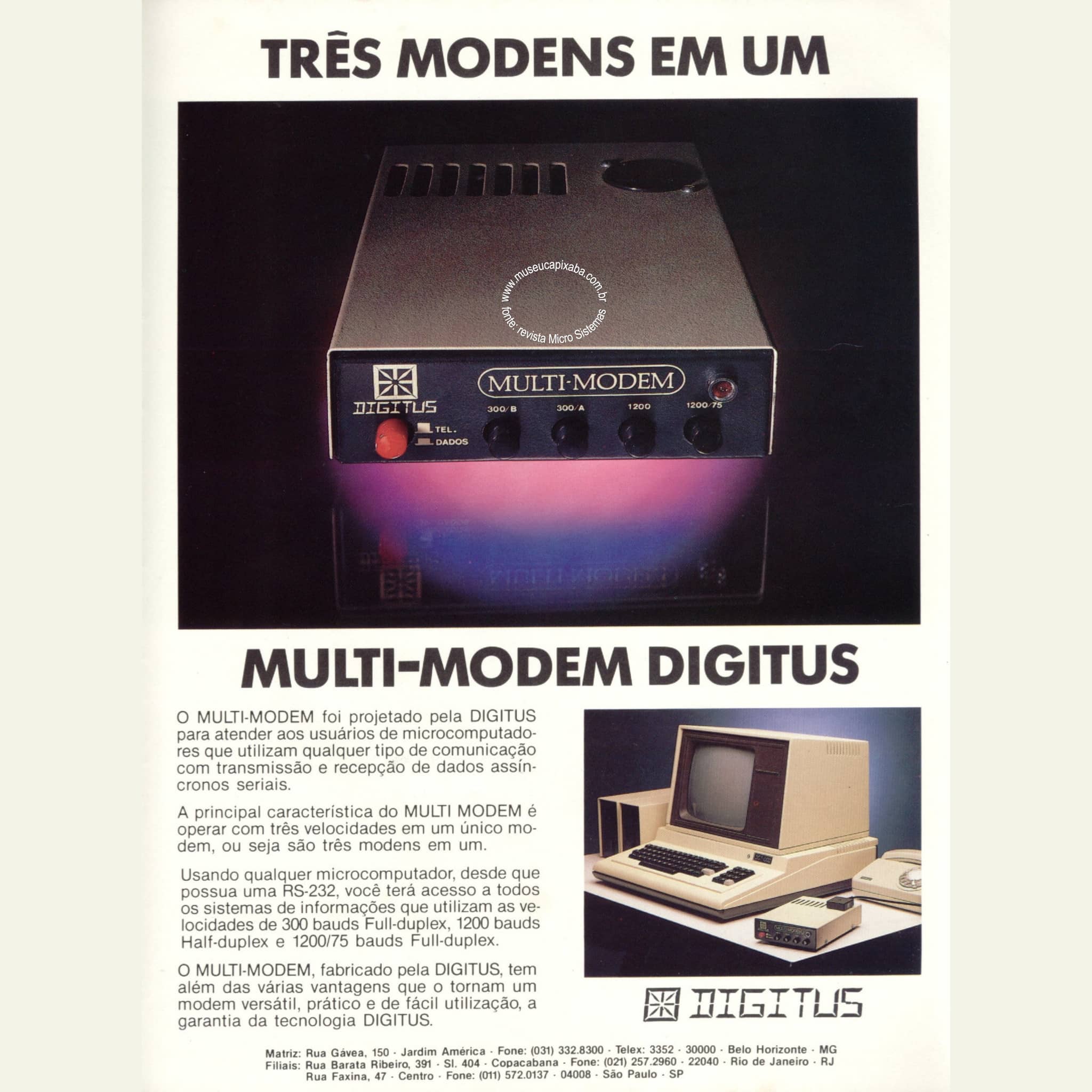 Digitus Multi modem Revista Microsistemas