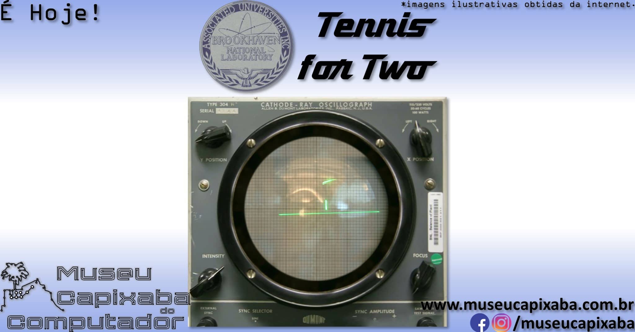 O jogo Tennis for Two de 1958 – MCC - Museu Capixaba do Computador