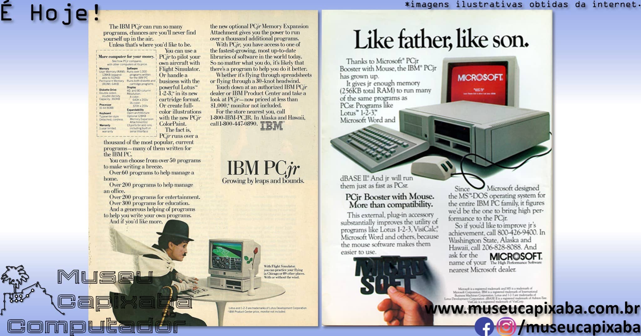 microcomputador IBM PCjr 6