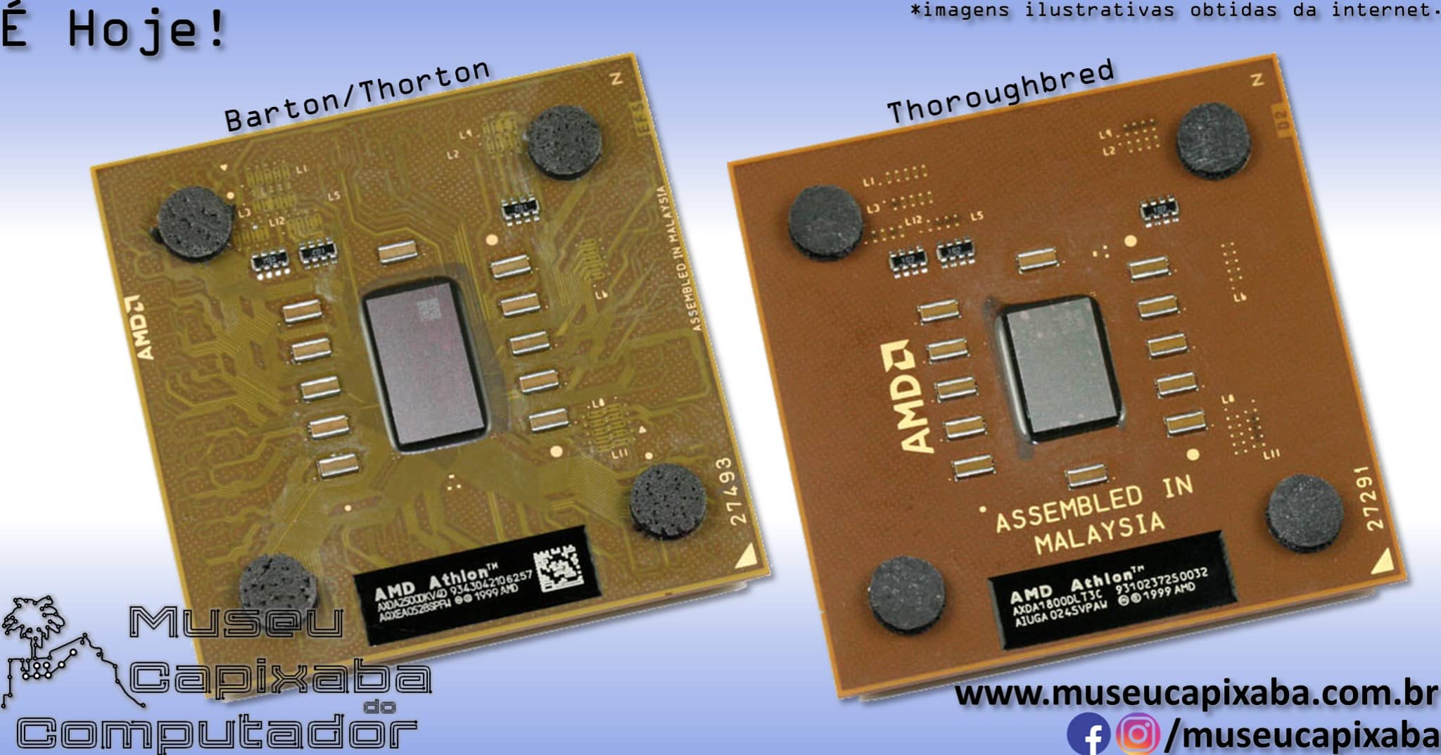 microprocessador AMD Athlon XP 3