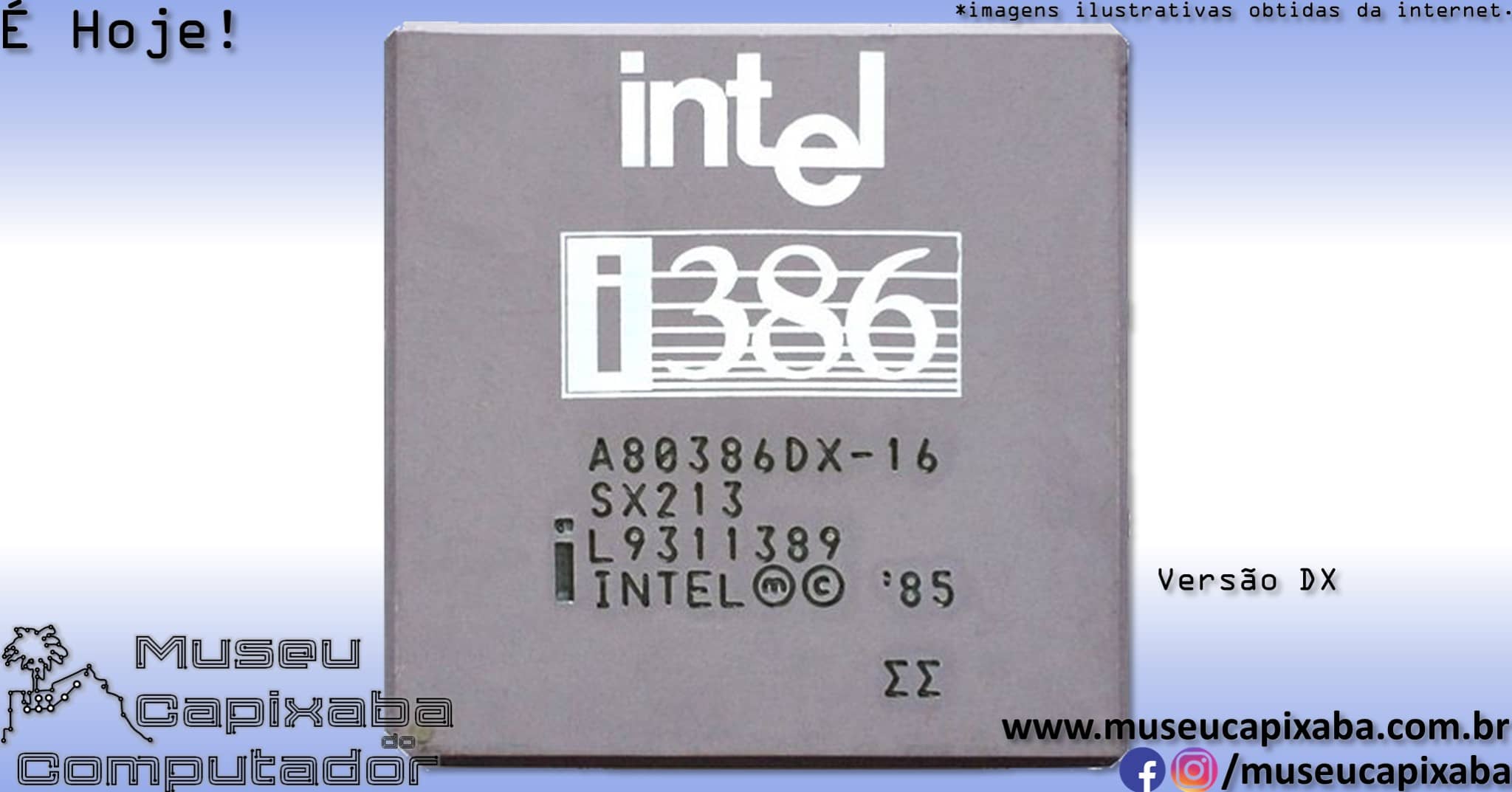 microprocessador Intel 80386 3