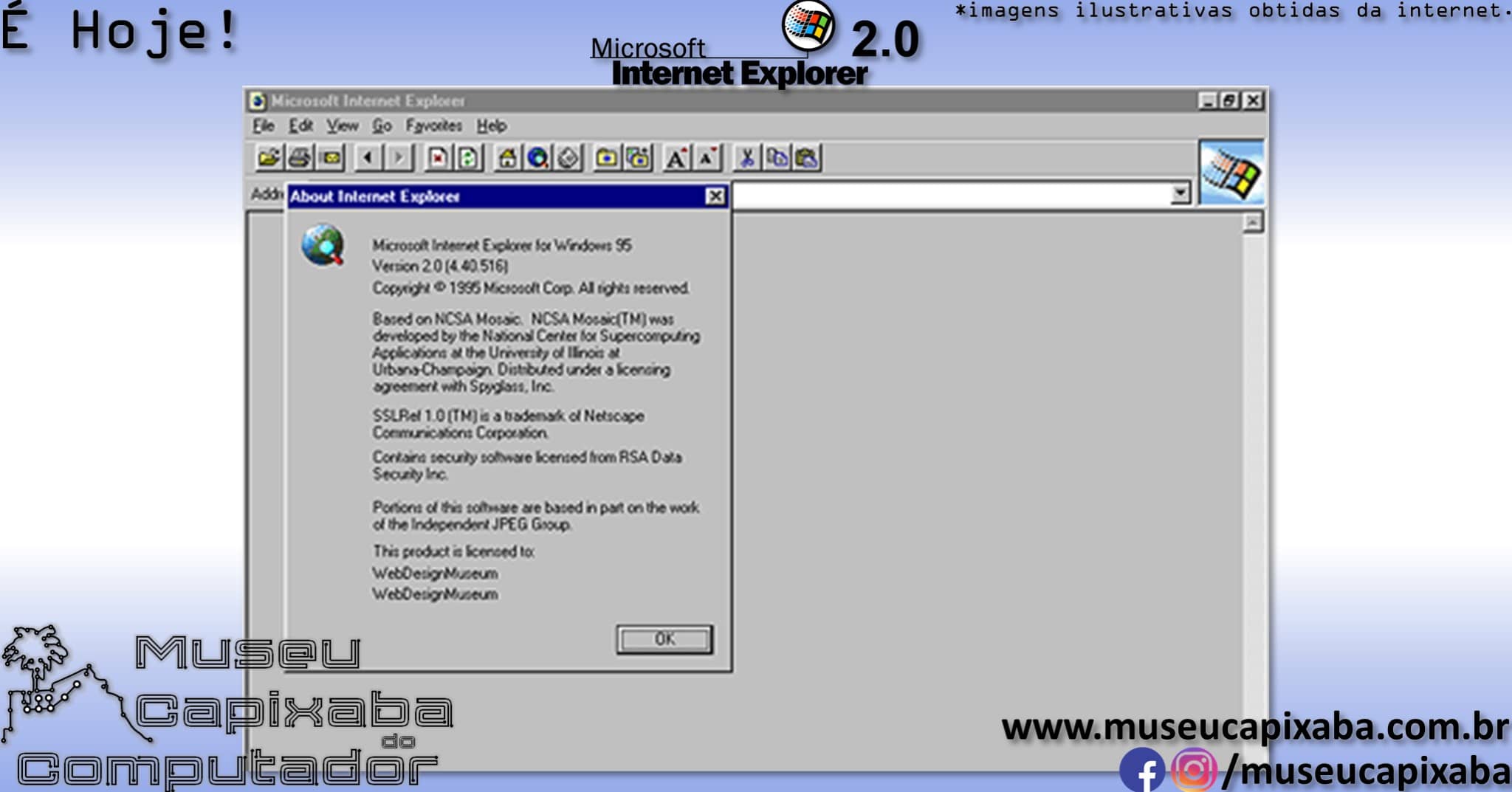 navegador Microsoft Internet Explorer 3