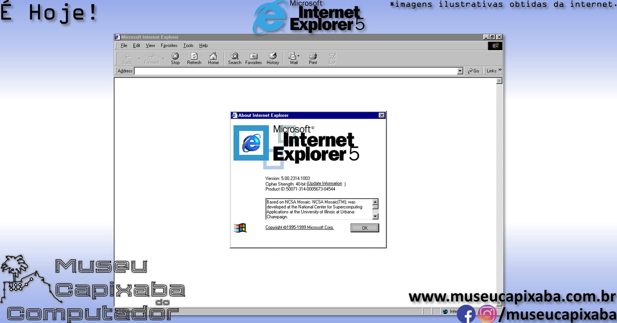 navegador Microsoft Internet Explorer 6