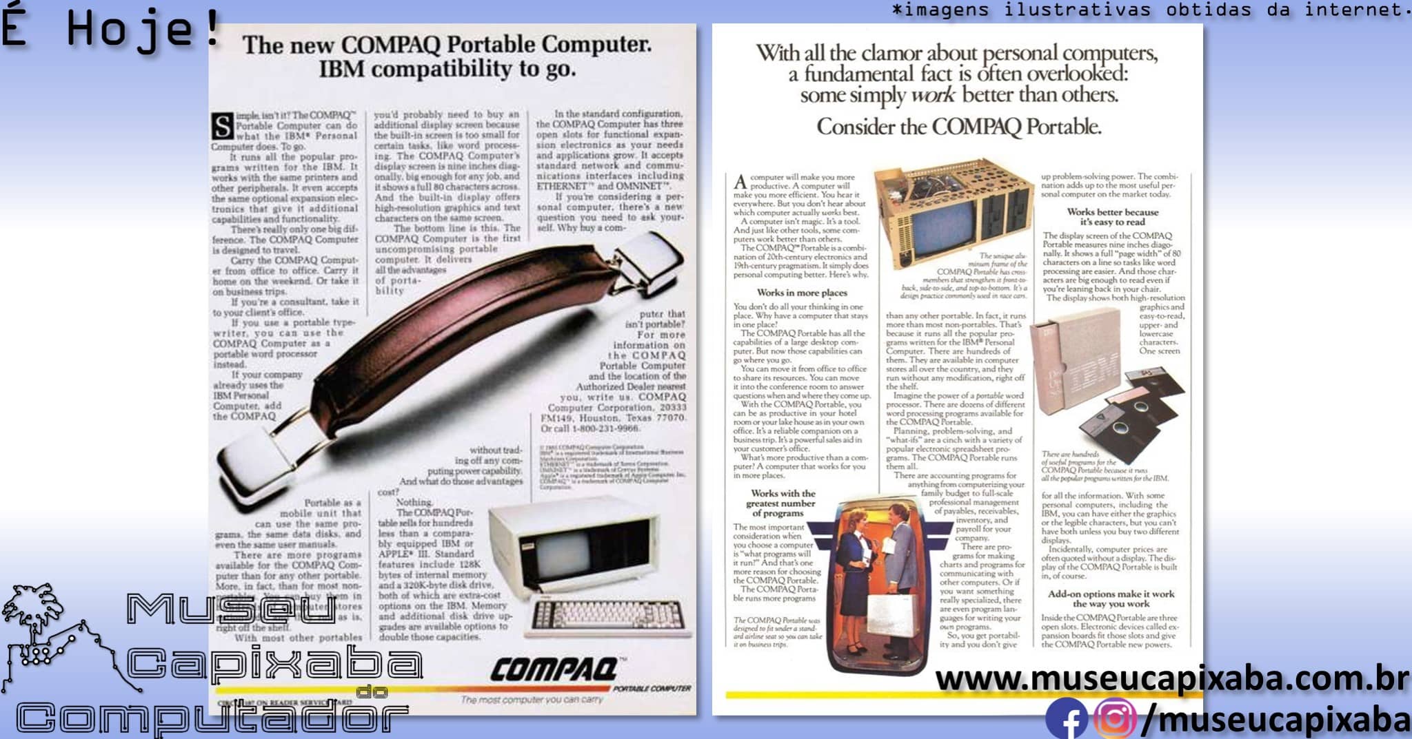 microcomputador Compaq Portable 4