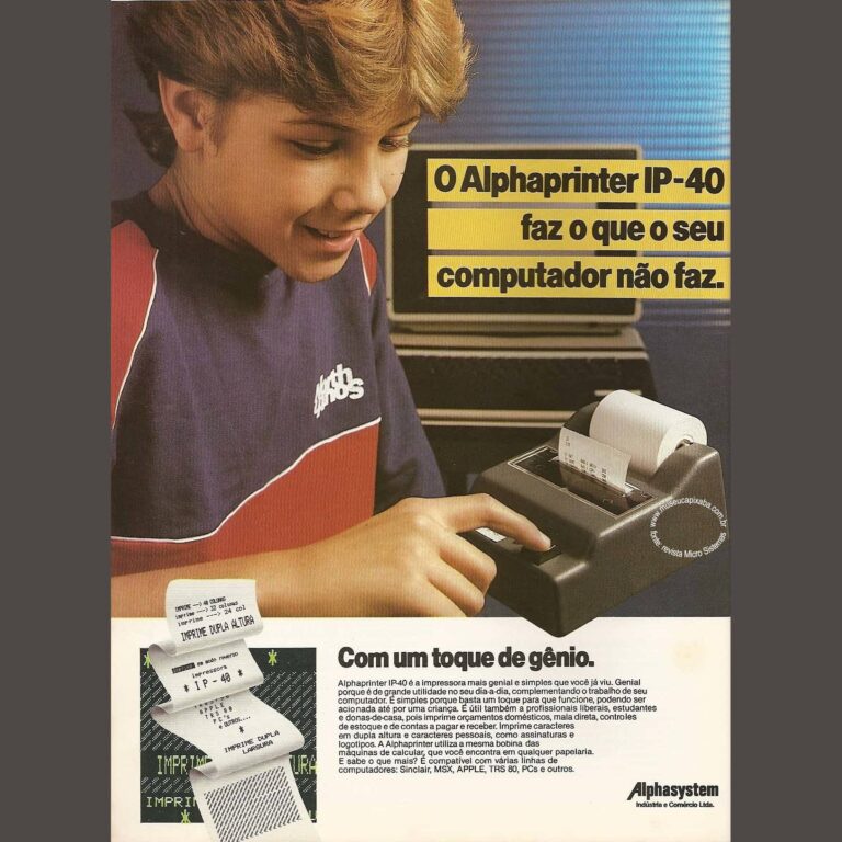 Alphasystems Alphaprinter IP 40 Revista Microsistemas