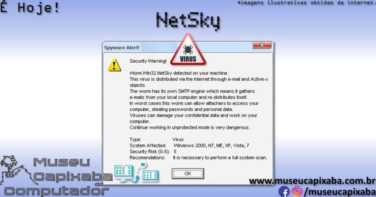 vírus de computador NetSky 1