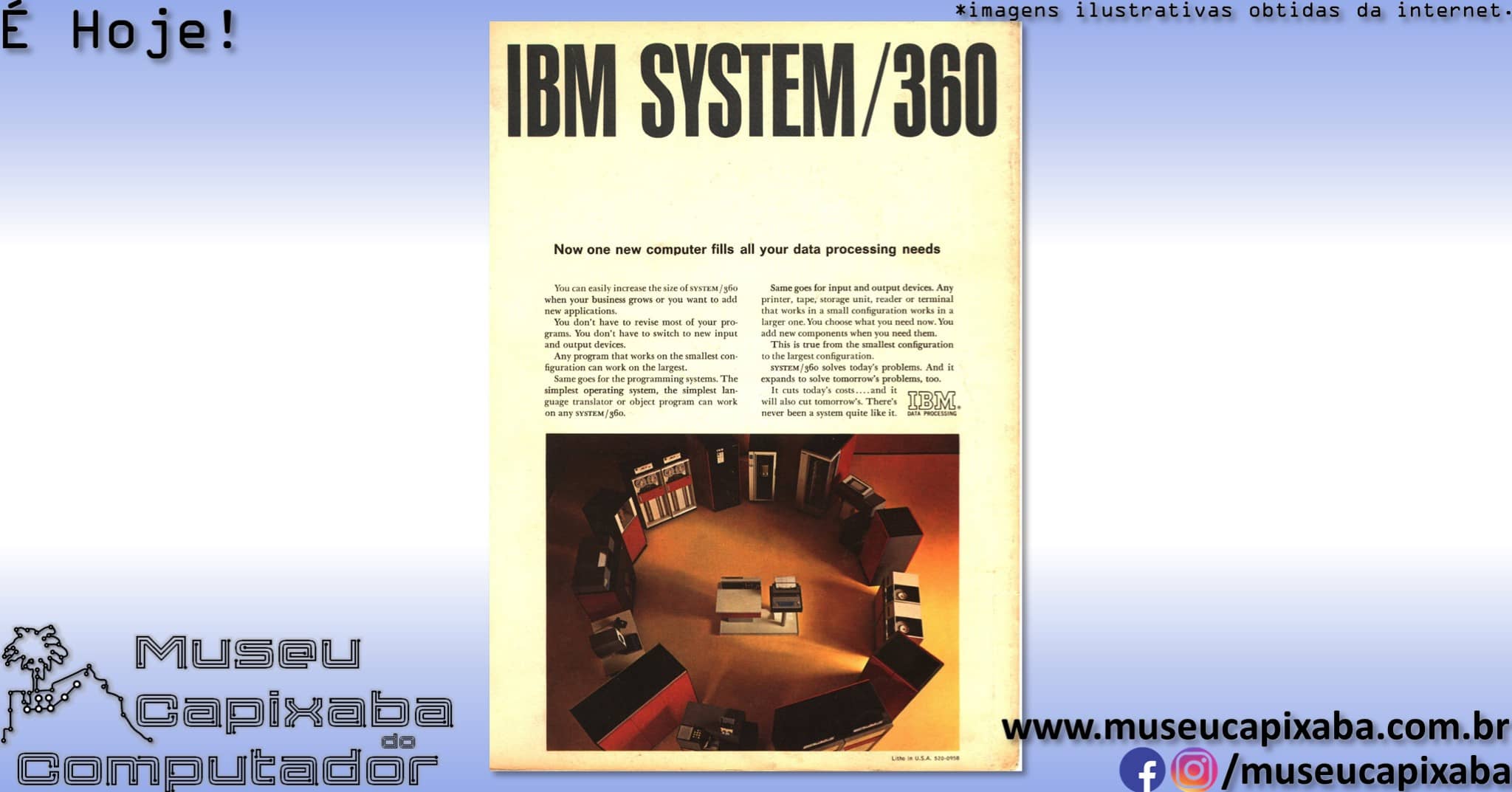 computador IBM System 360 7