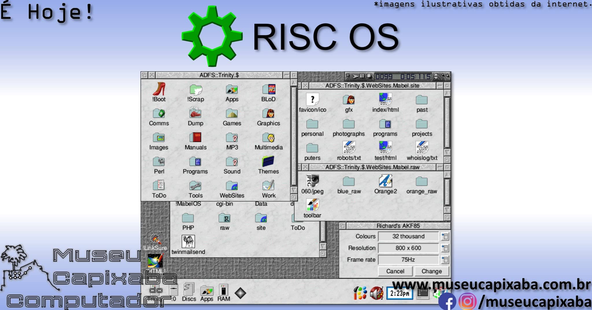 microcomputador Acorn RISC PC 5