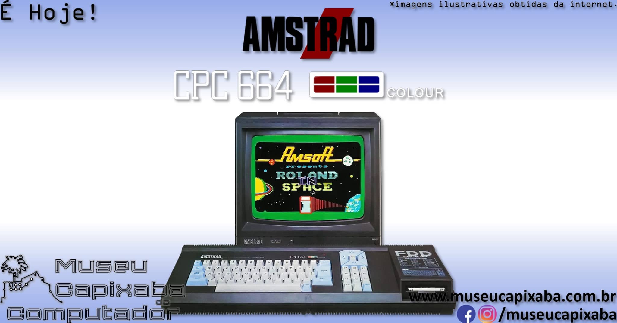 microcomputador Amstrad CPC 3