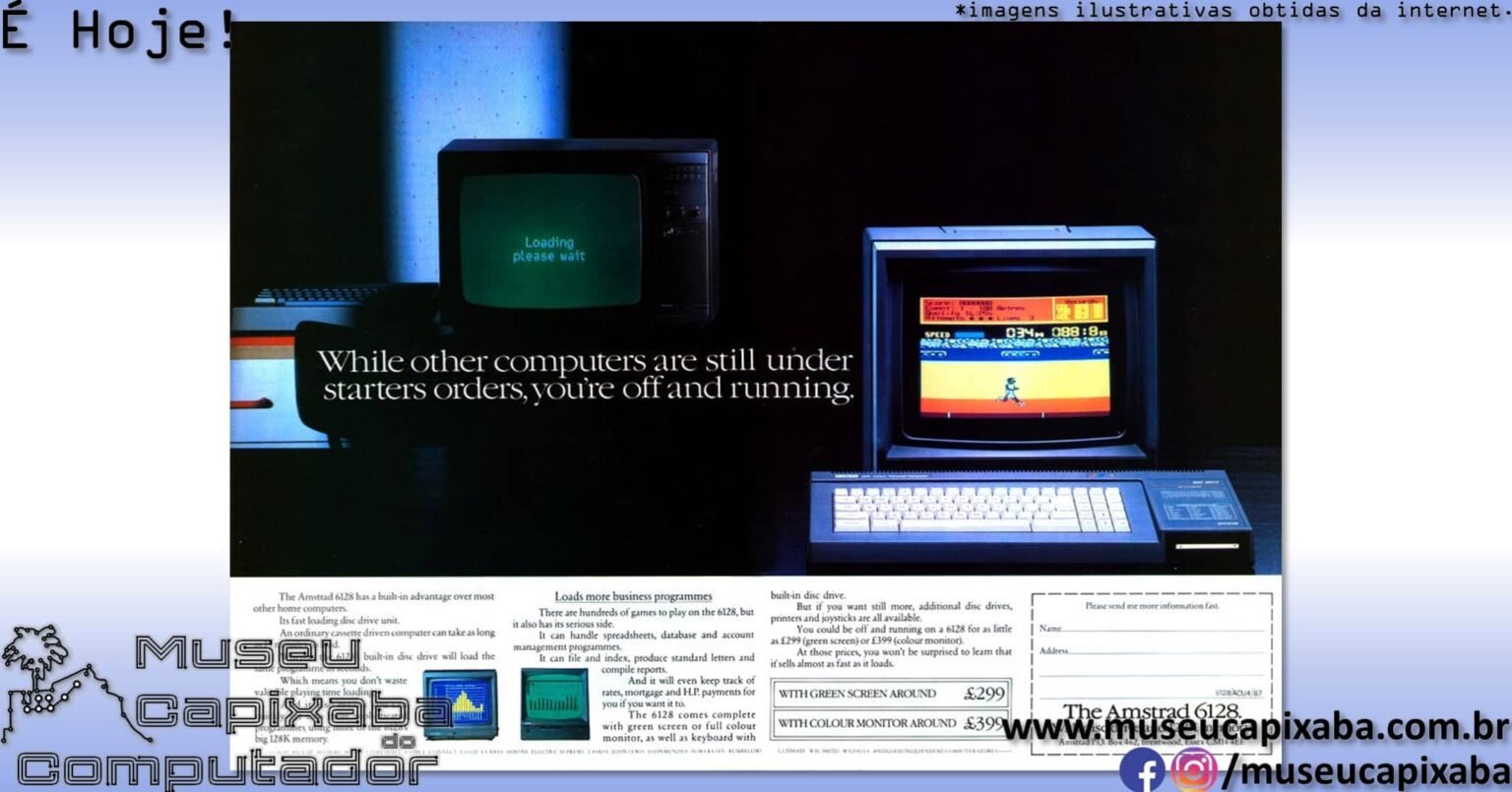 O microcomputador Amstrad CPC de 1984 – MCC - Museu Capixaba do Computador