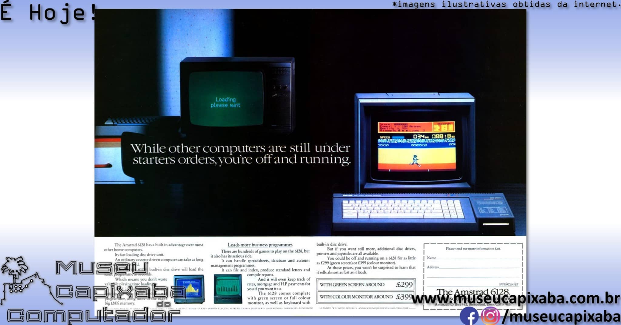 microcomputador Amstrad CPC 8