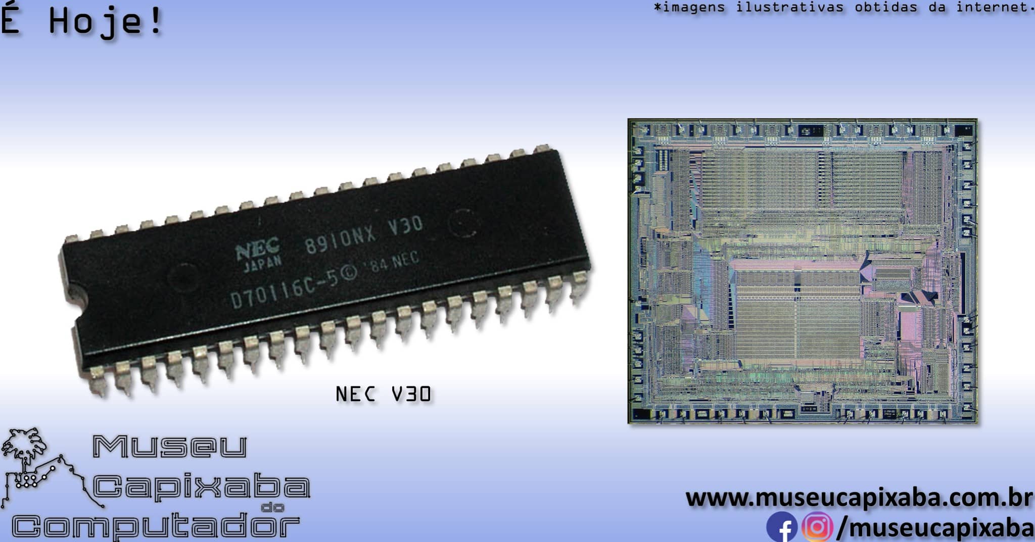 microprocessador NEC V20 4
