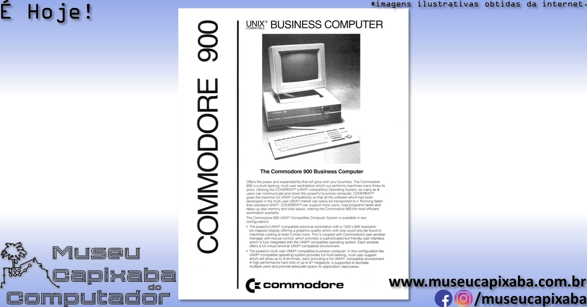 microcomputador Commodore 900 Z-8000 5