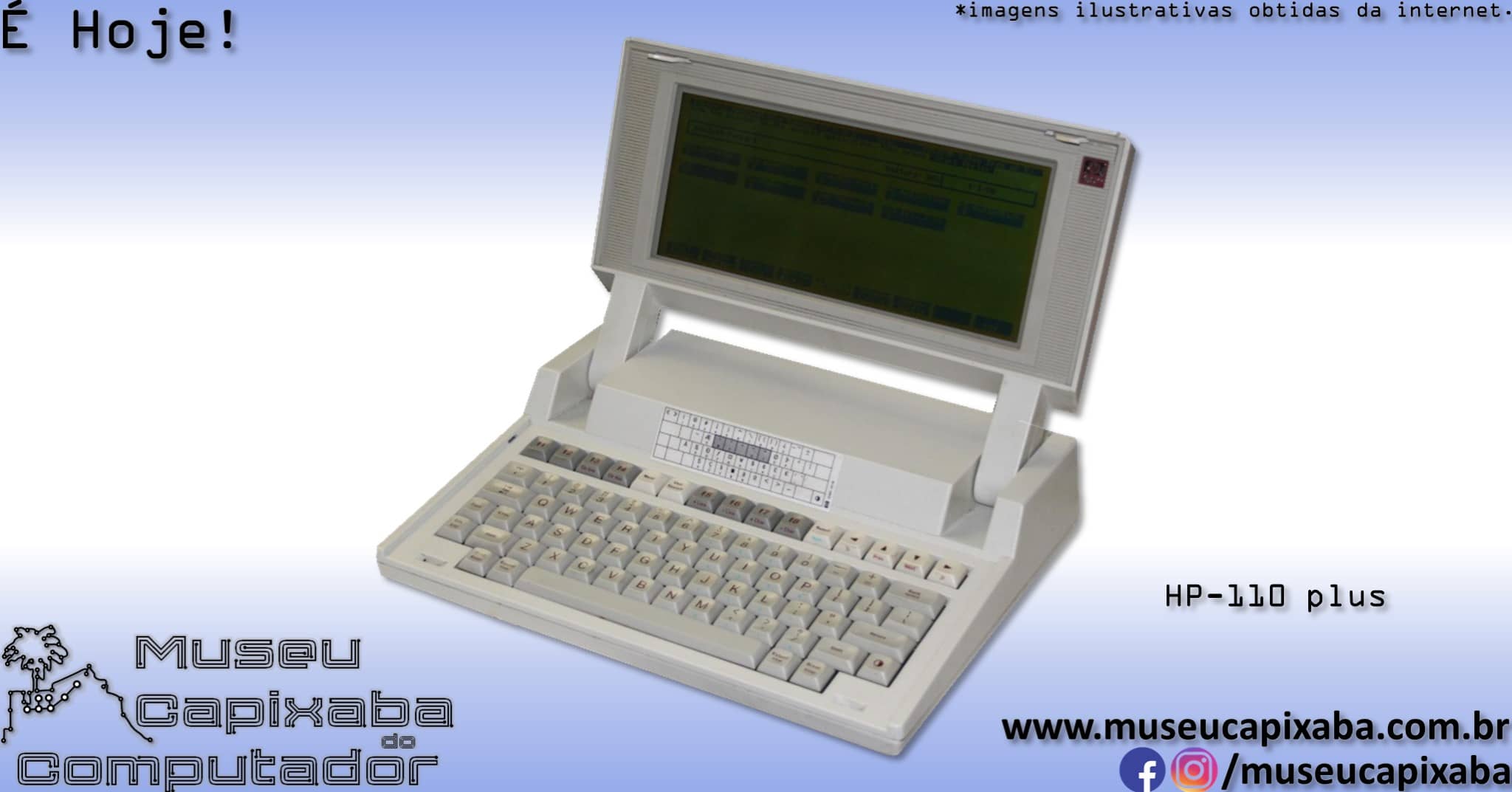microcomputador Hewlett Packard HP-110 Portable 3