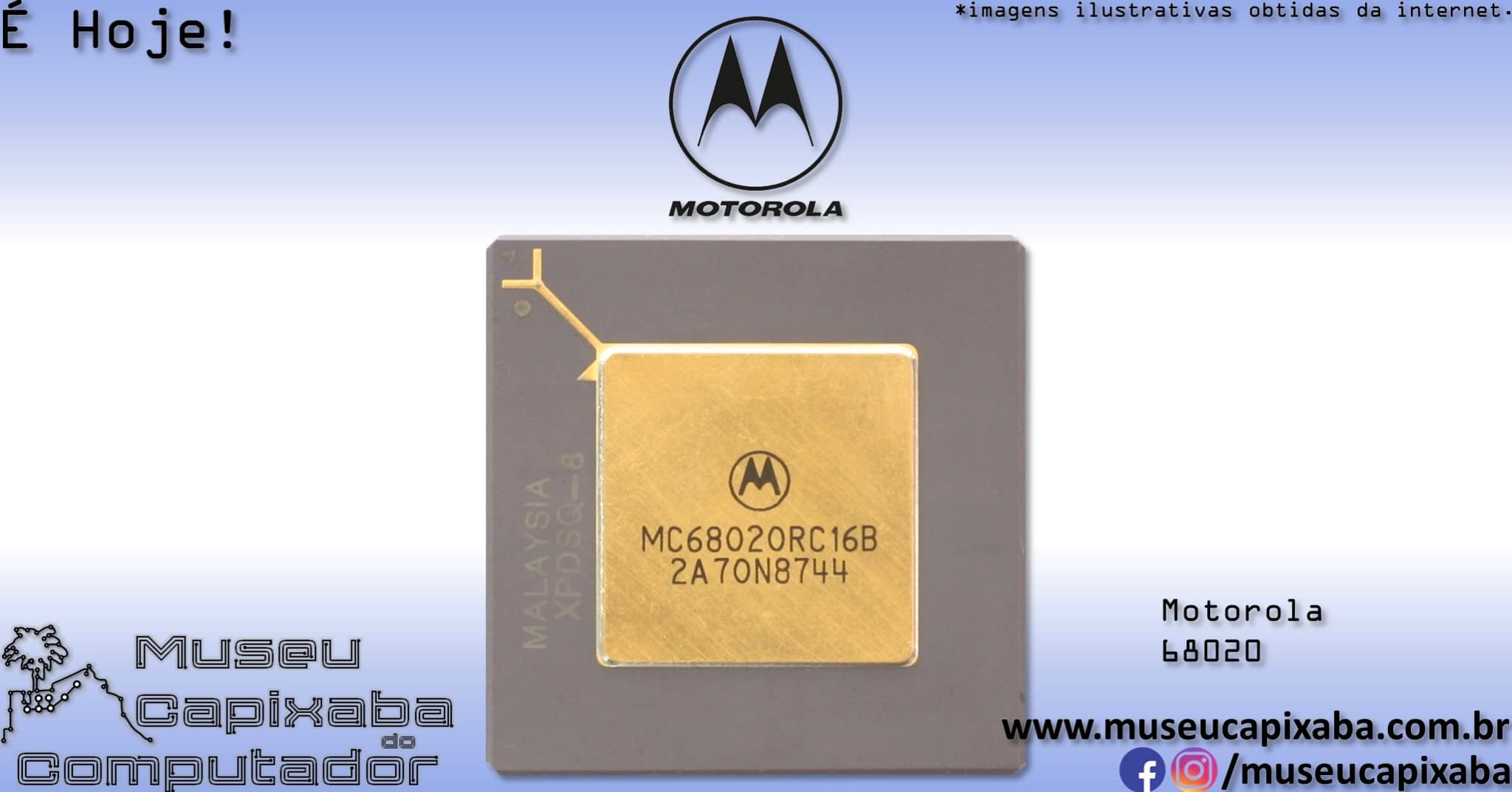 microprocessador Motorola 68020 1