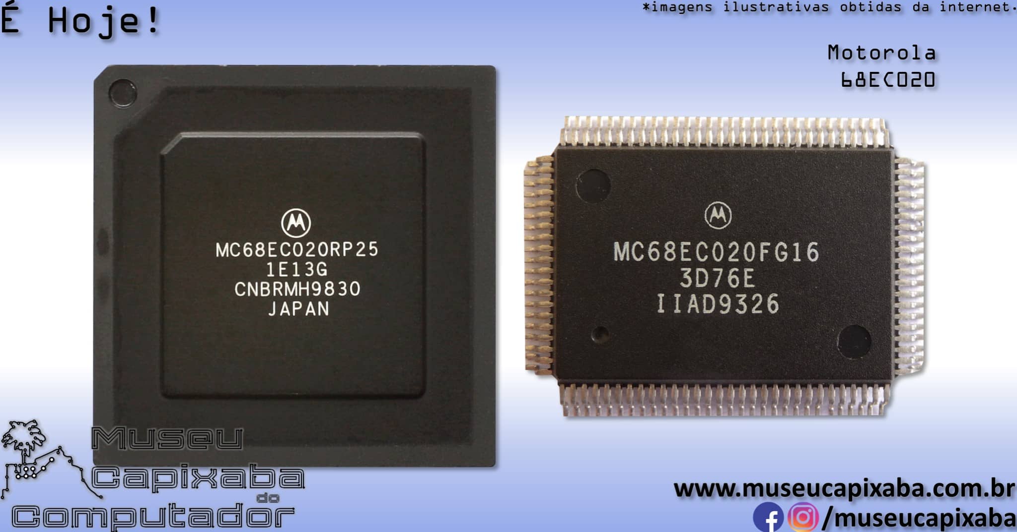 microprocessador Motorola 68020 3