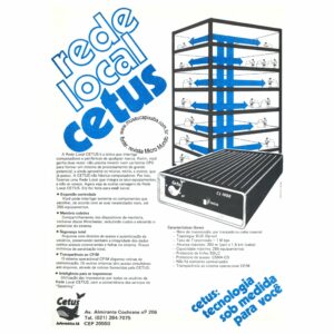 Cetus Informática Rede Local Revista Micromundo 1984
