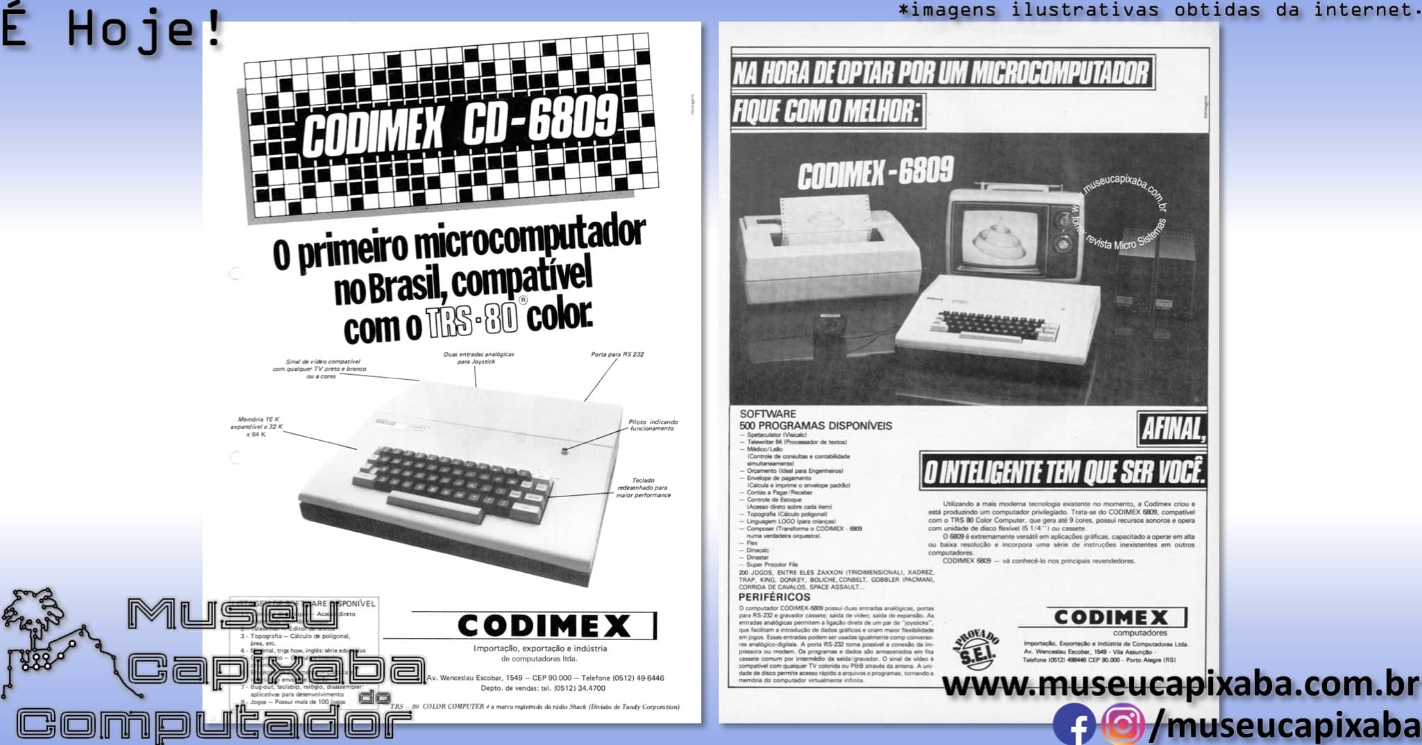 microcomputador Codimex cd-6809 4