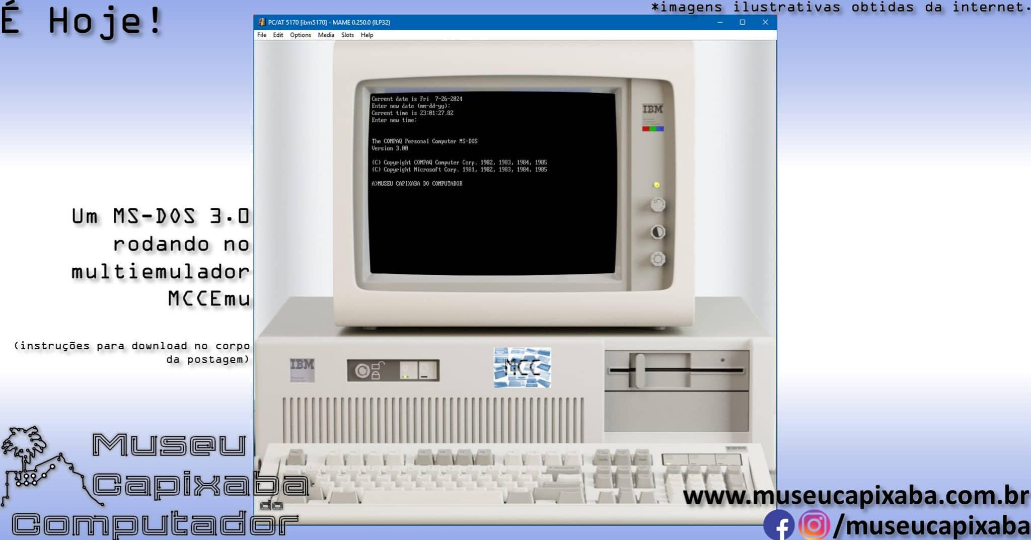 sistema operacional Microsoft MS-DOS 3.0 3