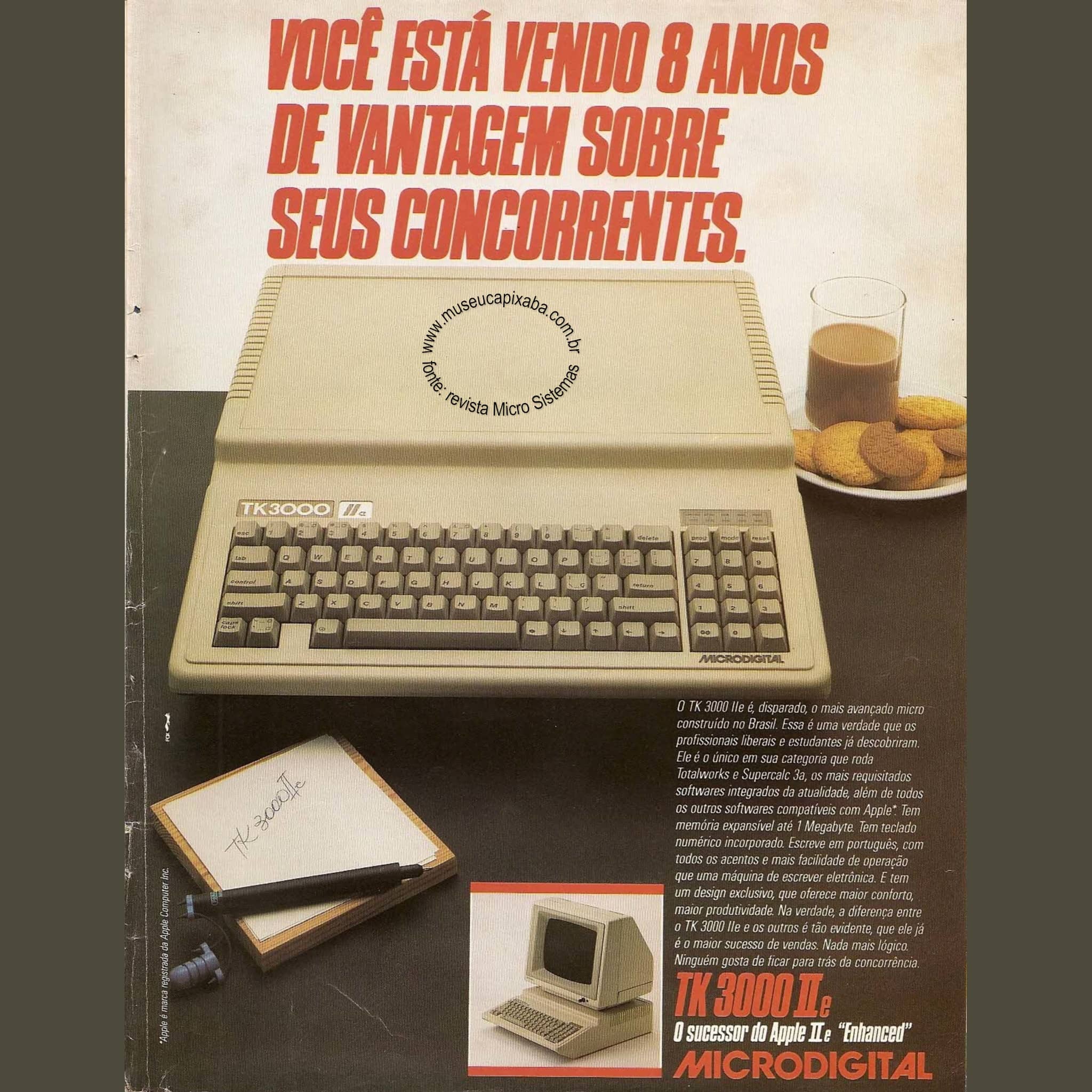 Microdigital TK-3000 IIe - 8 anos de vantagem - Revista Microsistemas