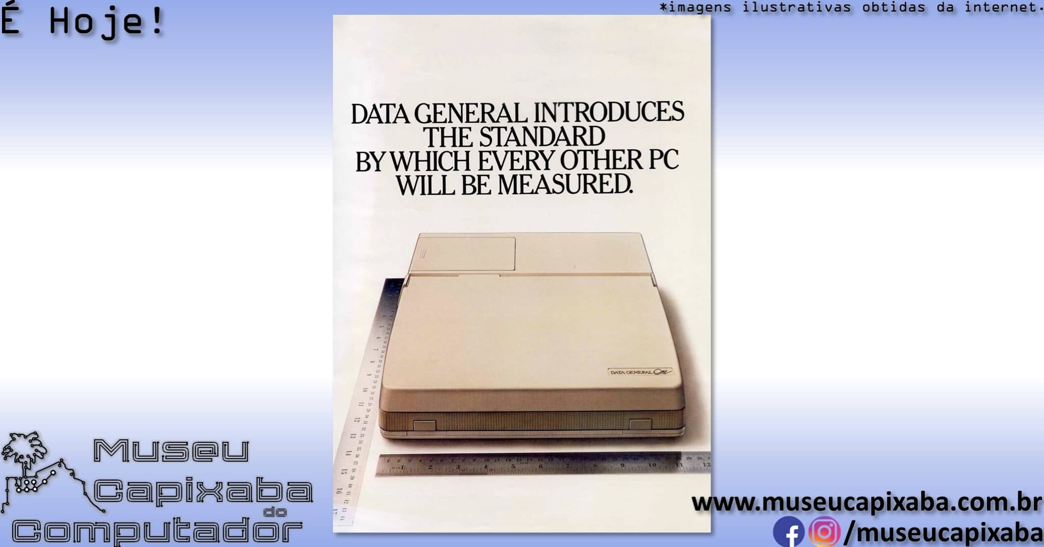 microcomputador Data General One Portable Computer DG-1 7