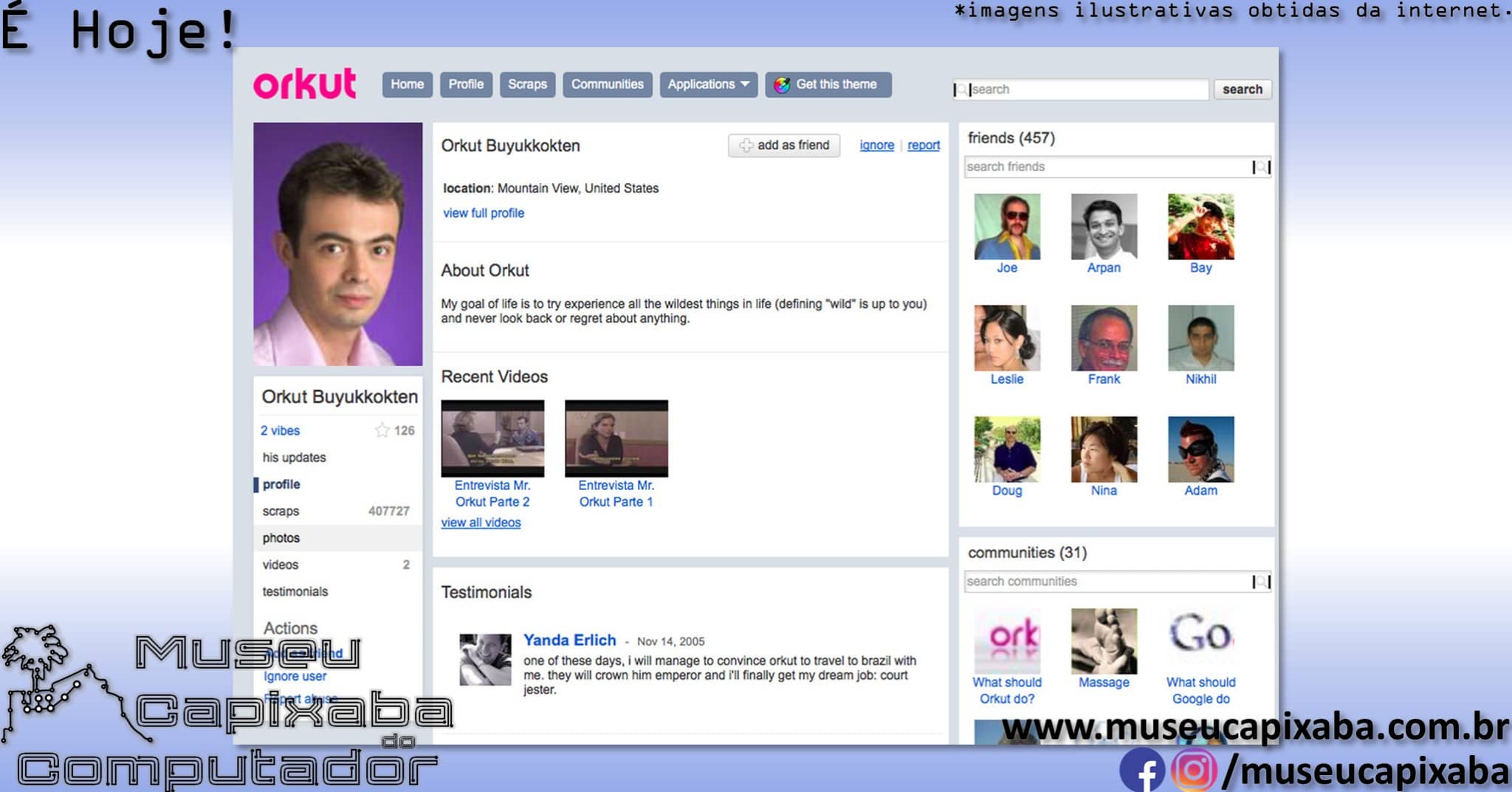 rede social Orkut 3