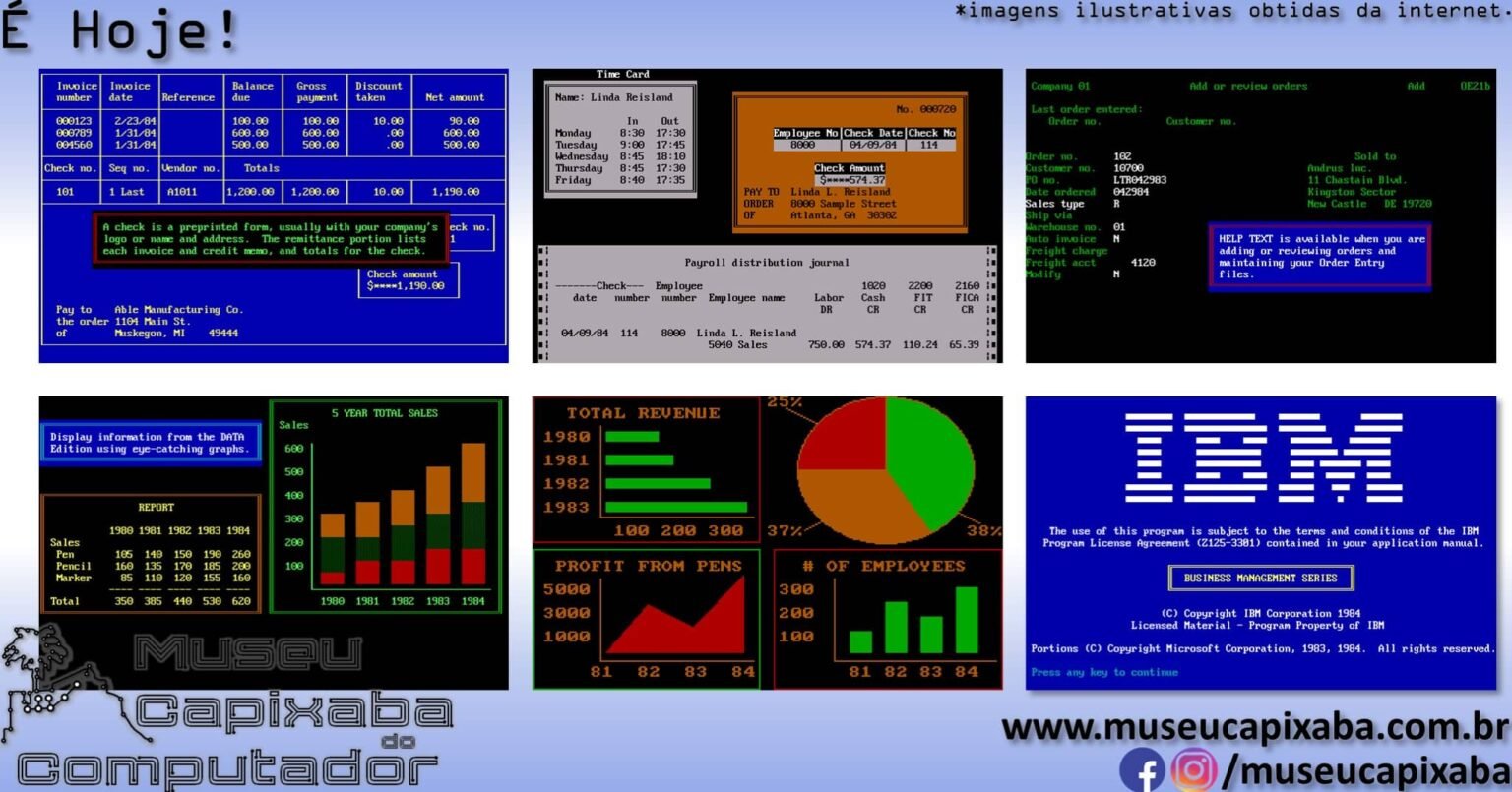 O software IBM Business Management Series BMS de 1984 – MCC - Museu ...