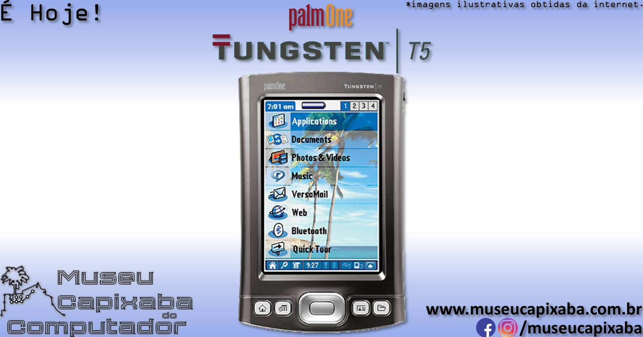 Assistente Digital Pessoal Palm Tungsten T 5