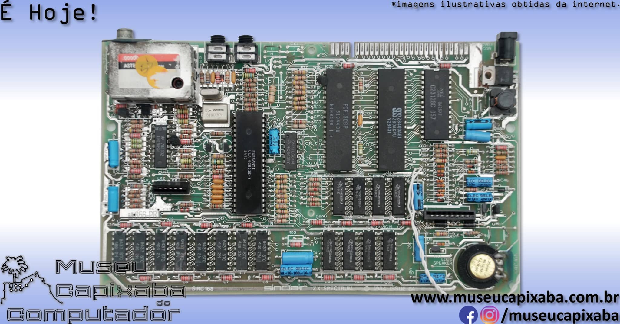 microcomputador Sinclair ZX Spectrum+ 3