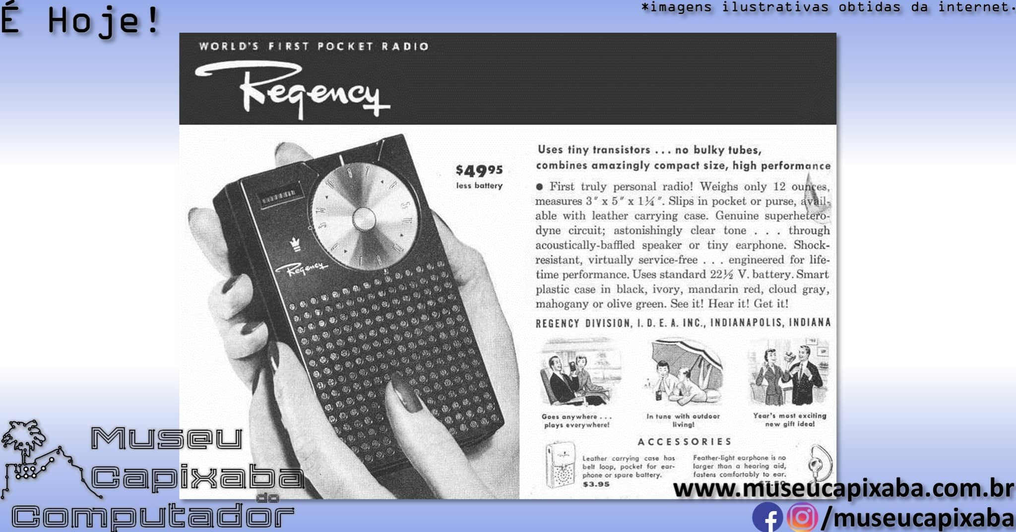 rádio Regency TR-1 5