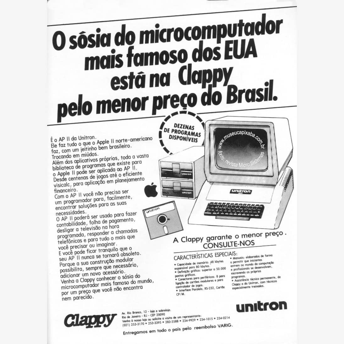 Clappy Unitron ap II - Revista Microsistemas