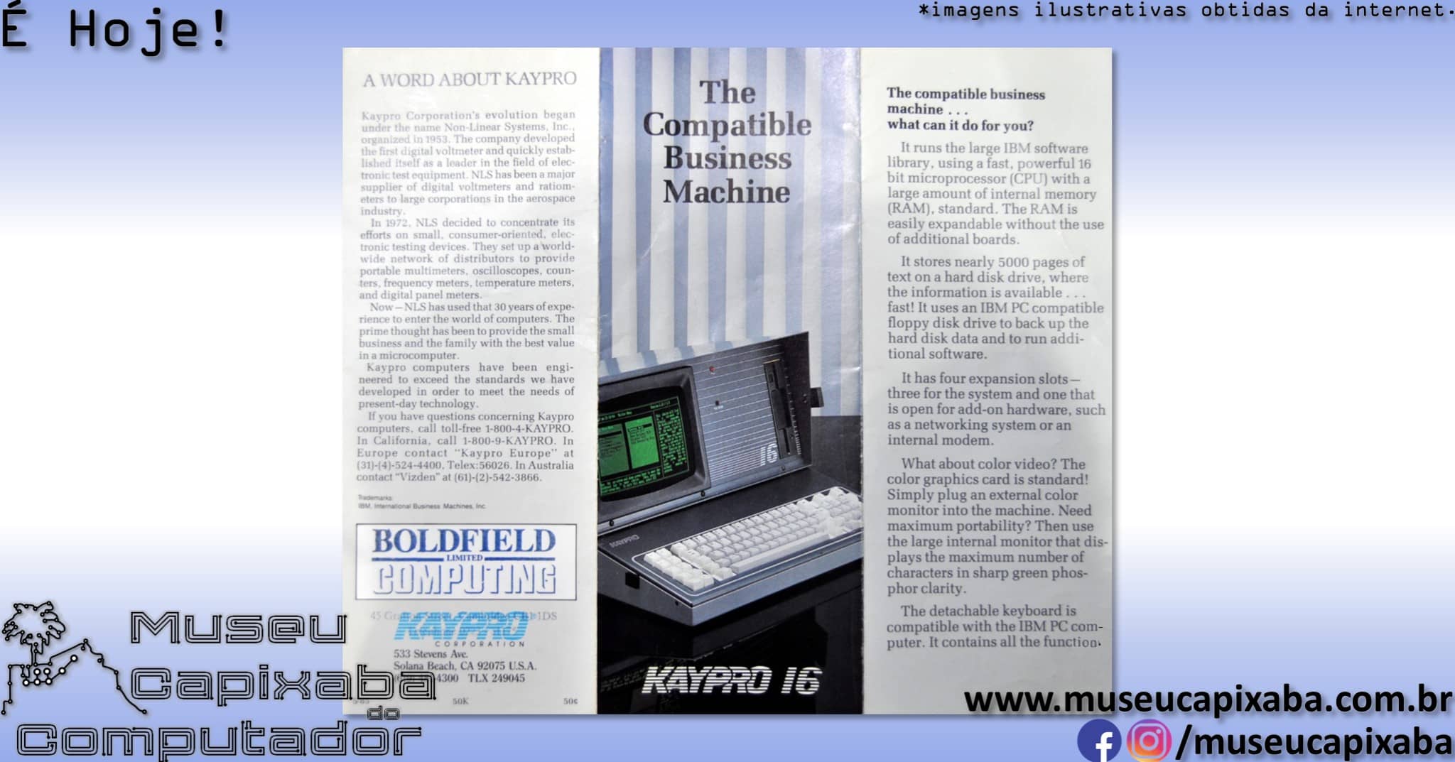 microcomputador Kaypro 16 6