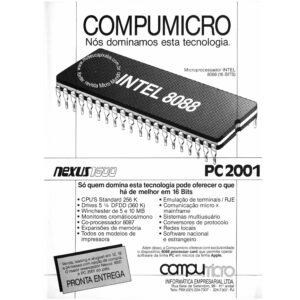 Compumicro - Intel 8088 - Revista Micromundo -1984
