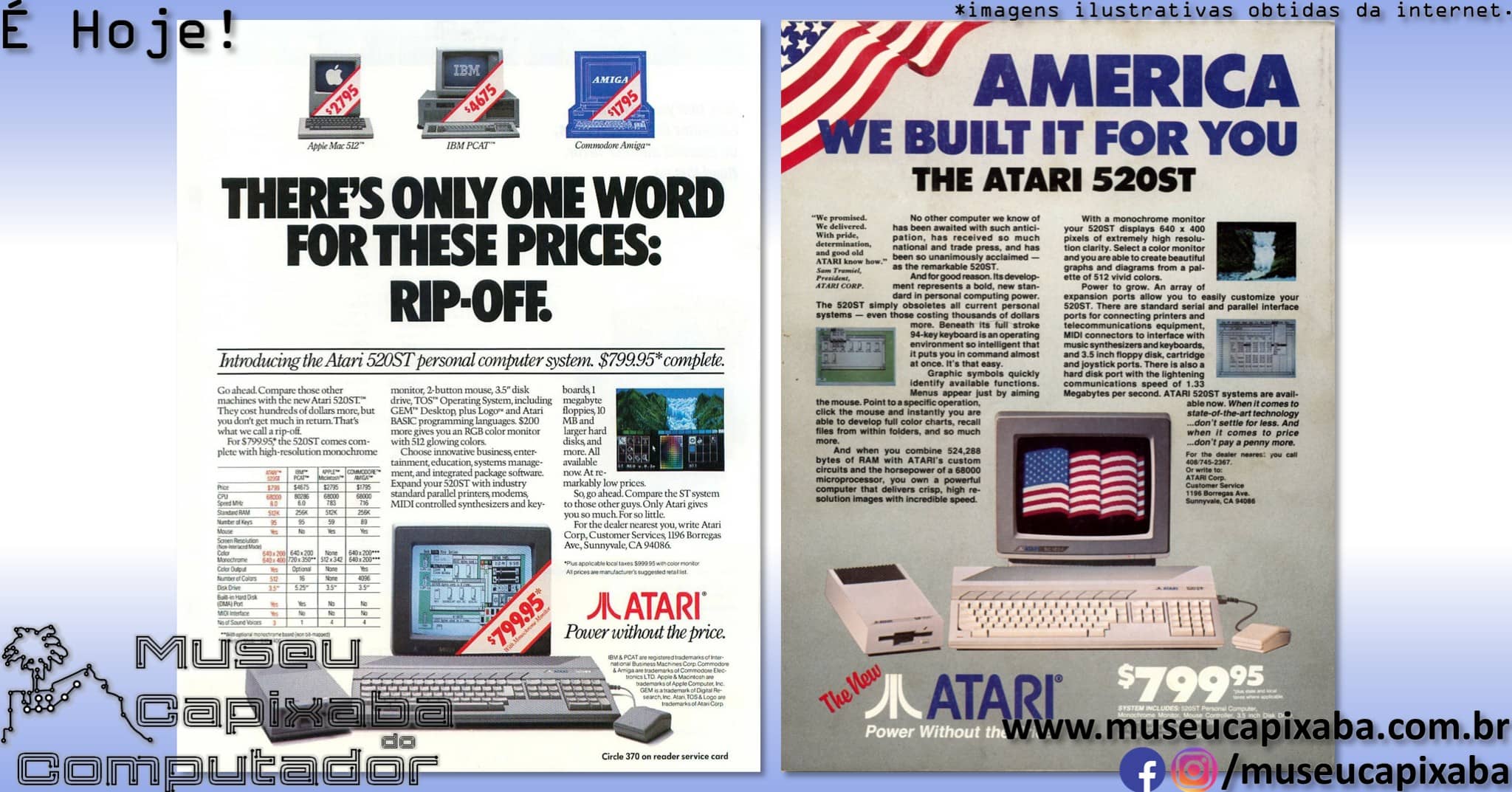 microcomputador Atari ST 8