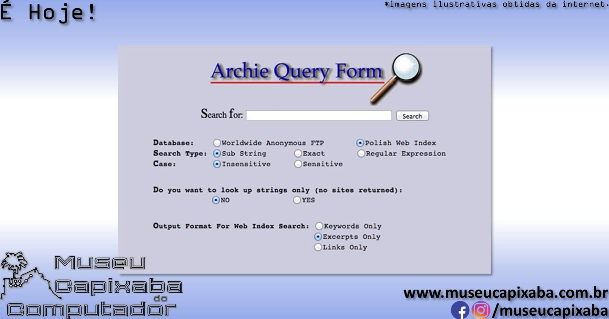 buscador de internet Archie 2