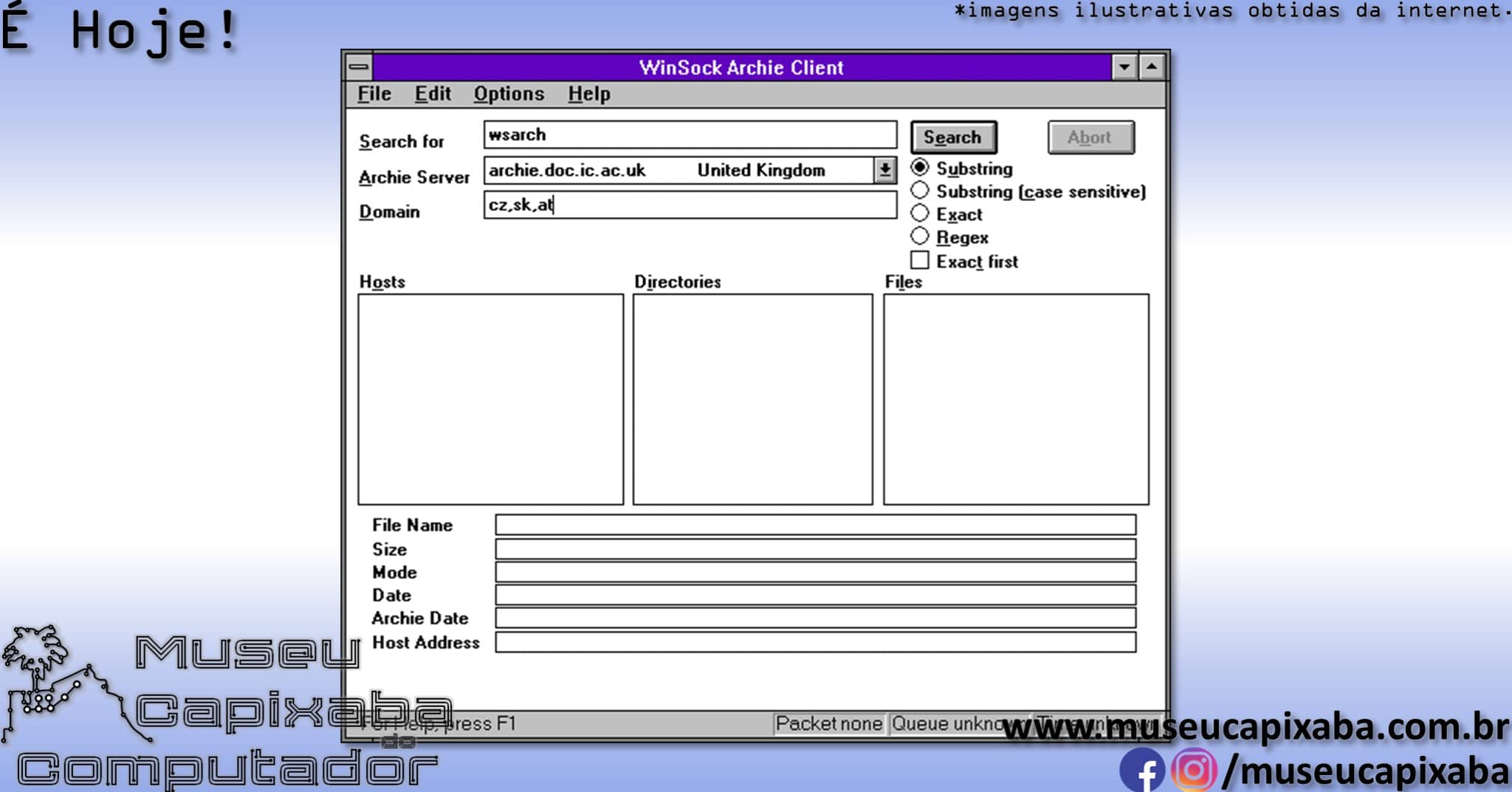 buscador de internet Archie 3