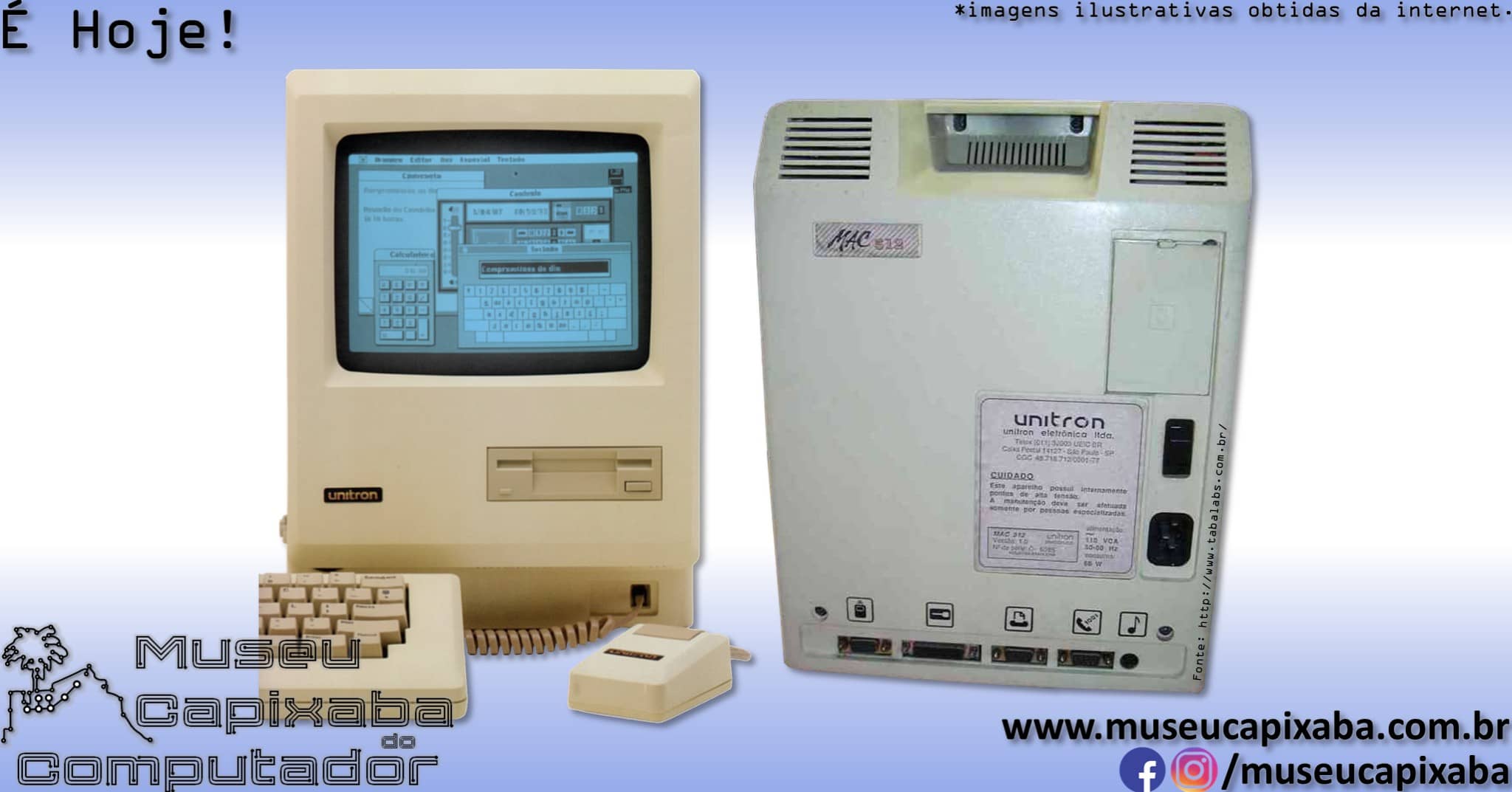 microcomputador Unitron Mac 512 2