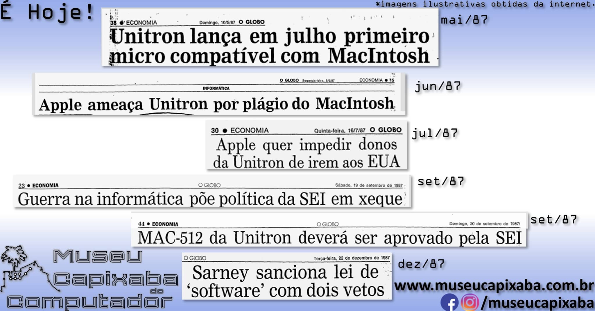 microcomputador Unitron Mac 512 6