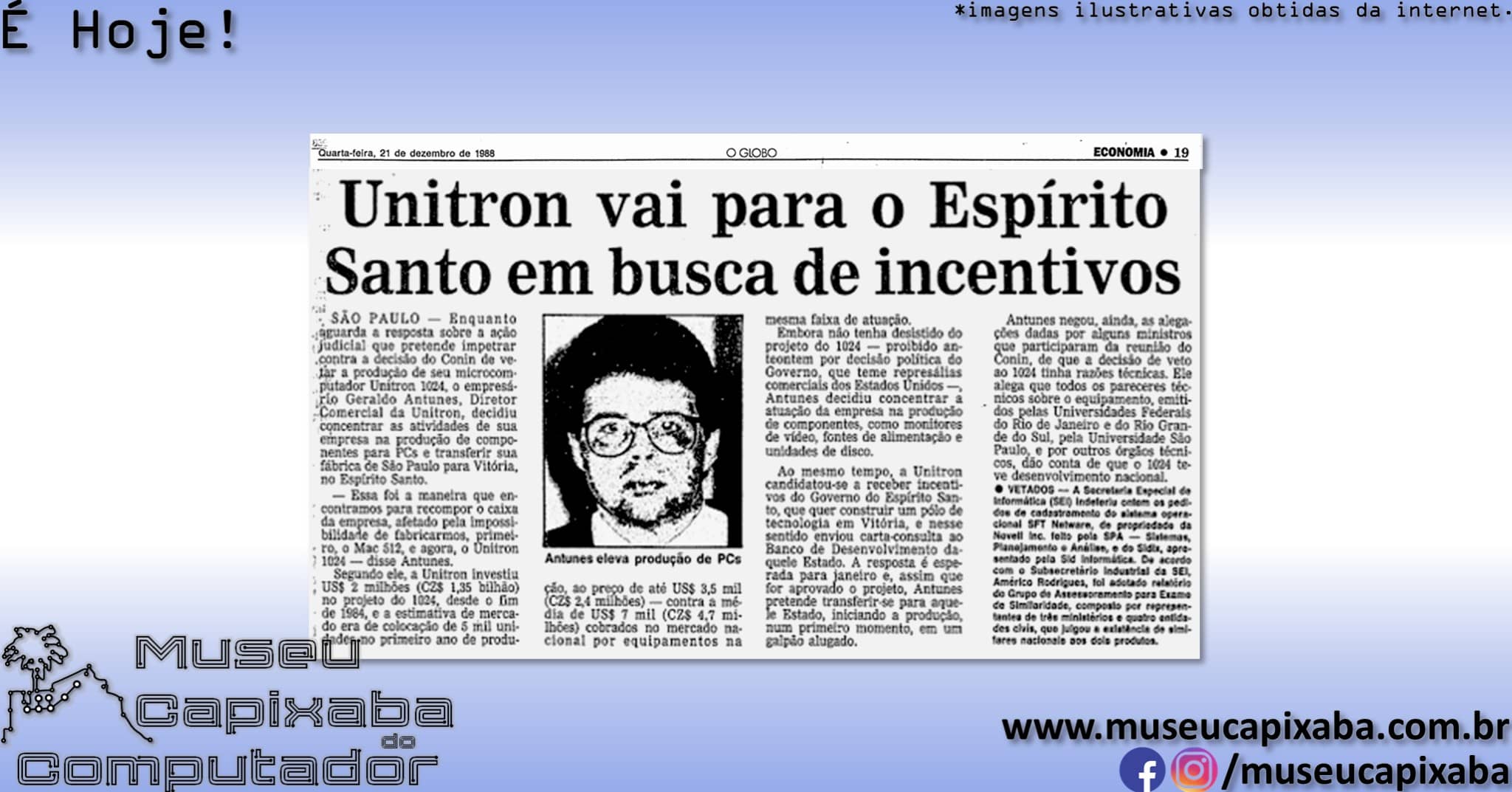 microcomputador Unitron Mac 512 8