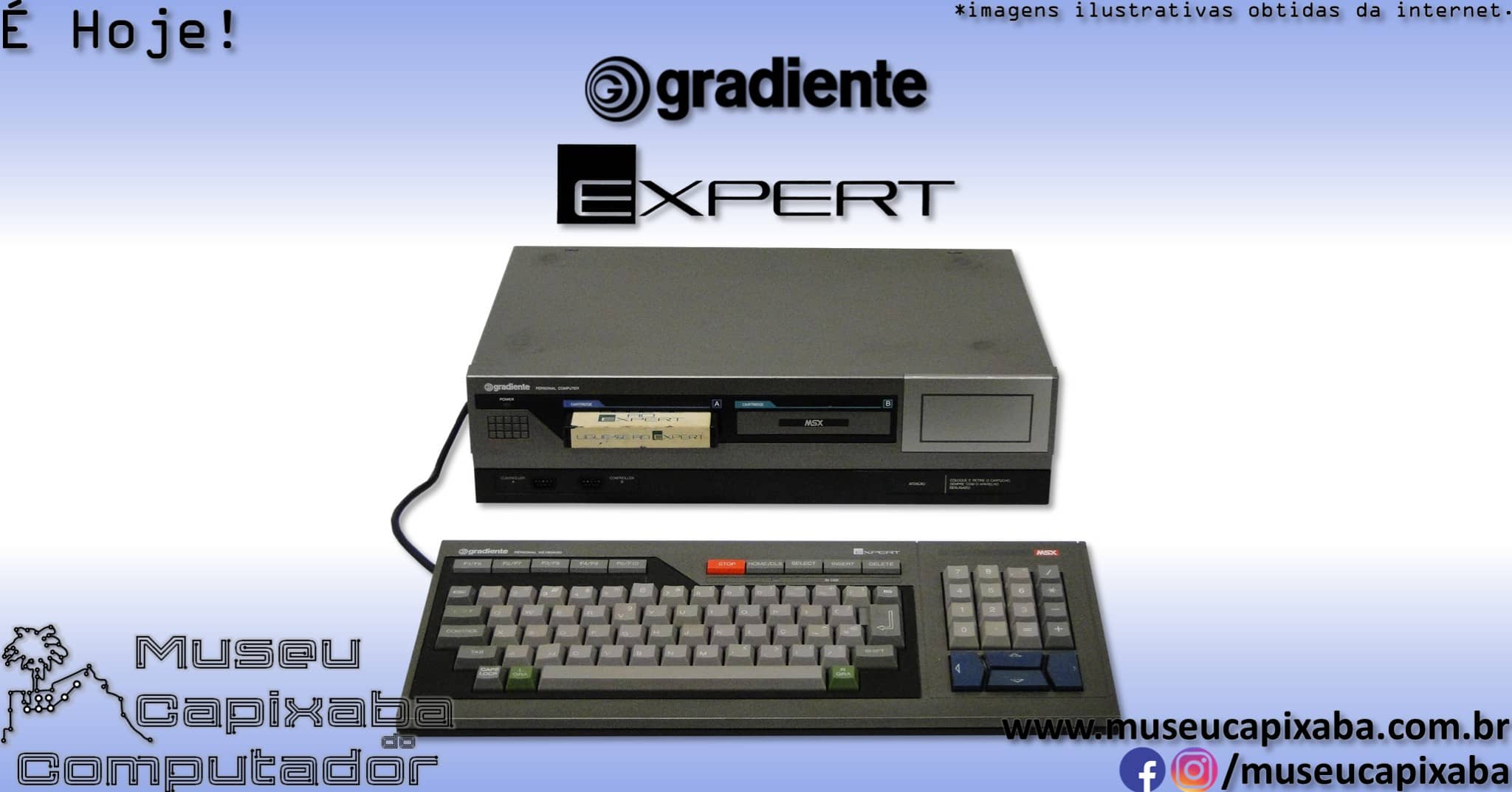 microcomputadores MSX HotBit e Expert 5