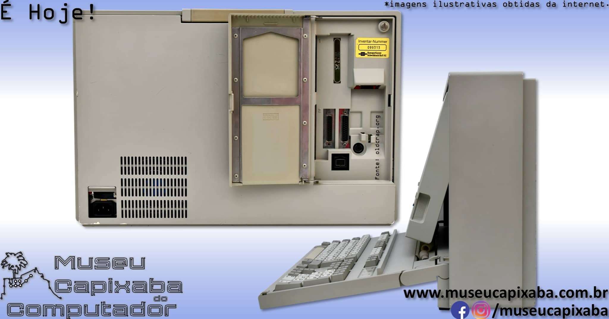 microcomputador IBM PS2 Portable P70 386 2