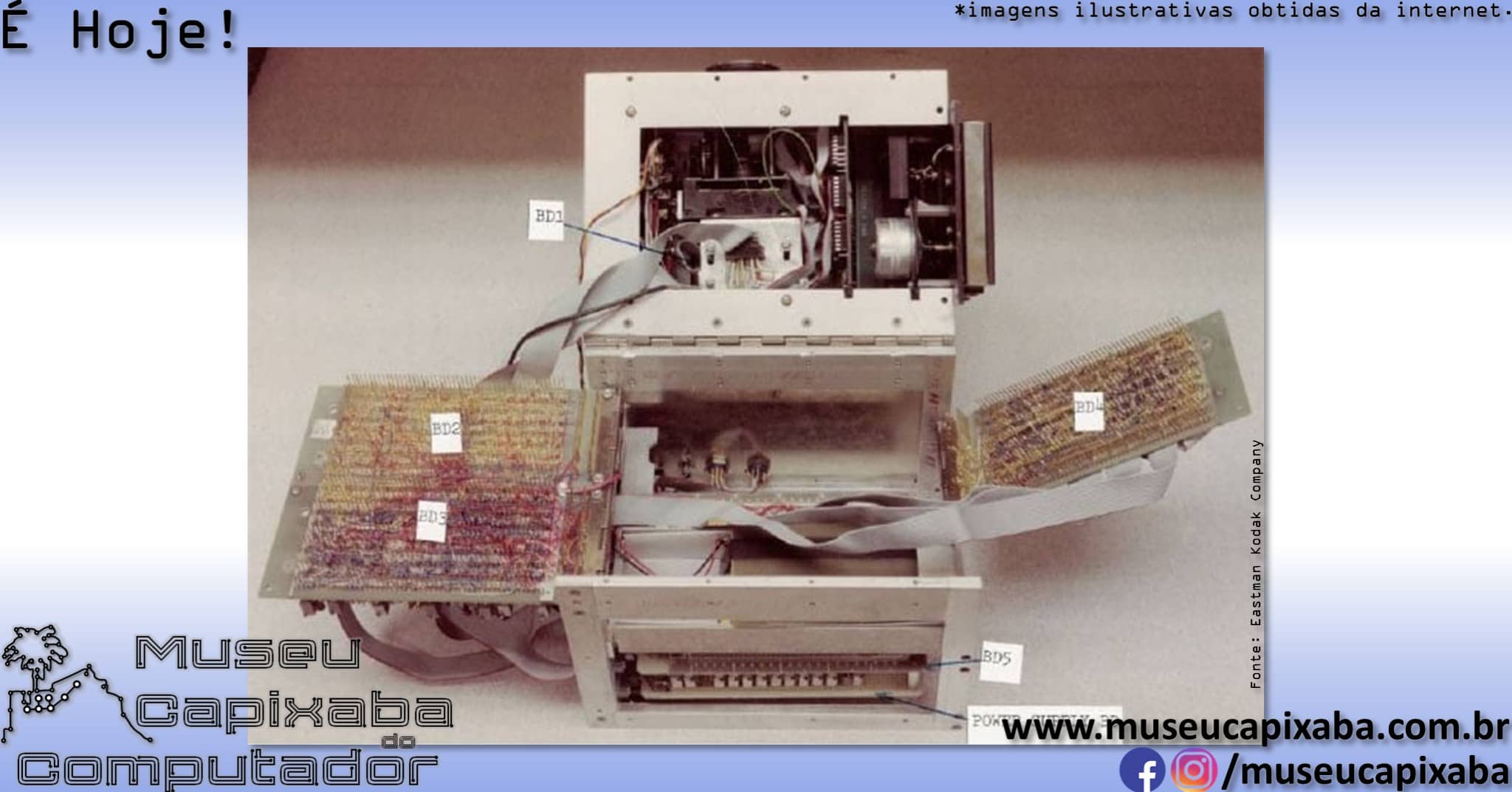 primeira c&acirc;mera fotogr&aacute;fica digital da Kodak 3