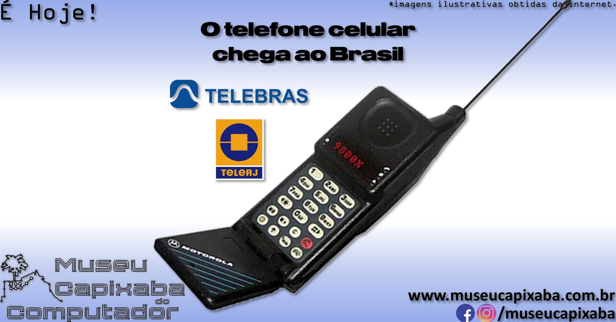 telefone celular chega ao Brasil 1