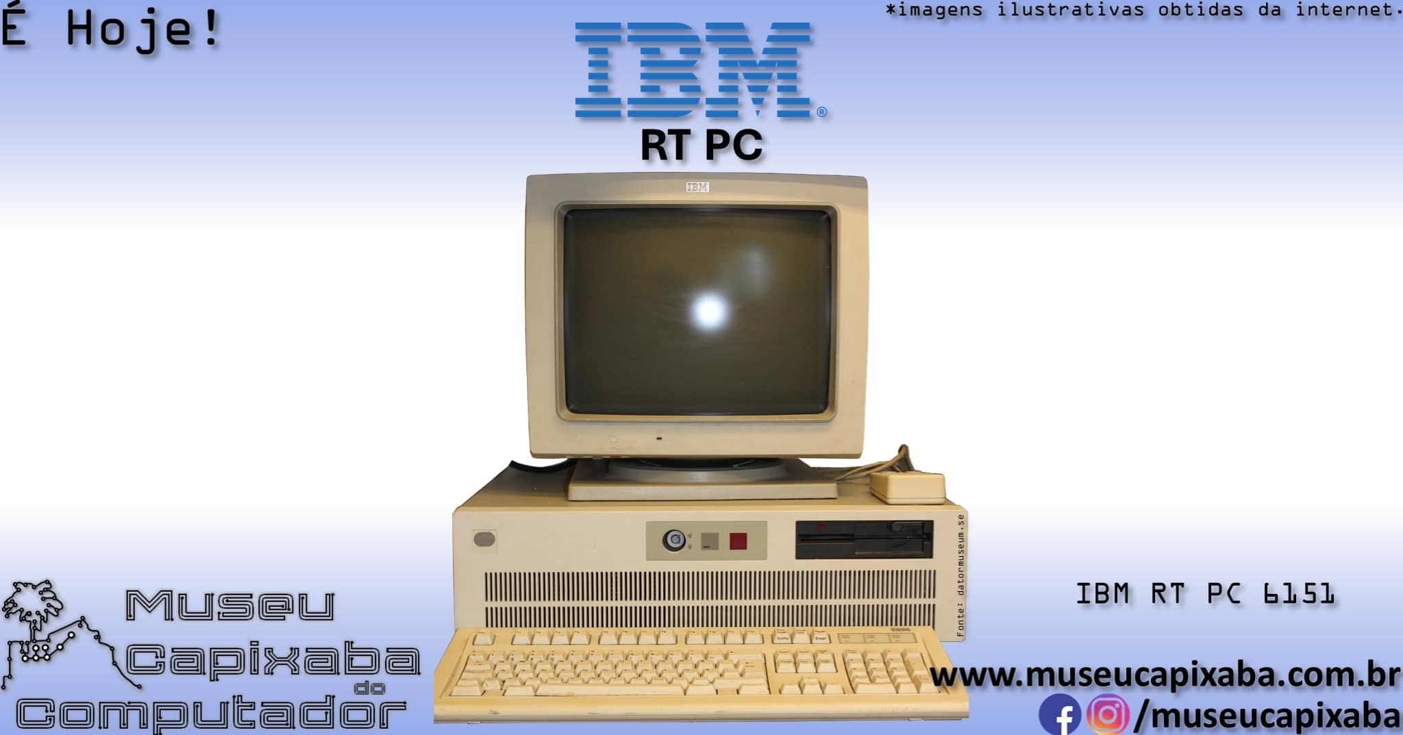 microcomputador IBM RT PC 1