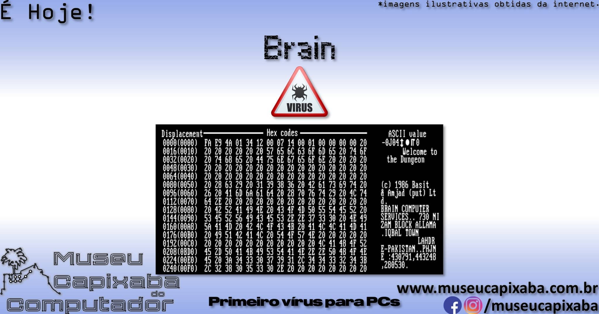 vírus de computador Brain 1