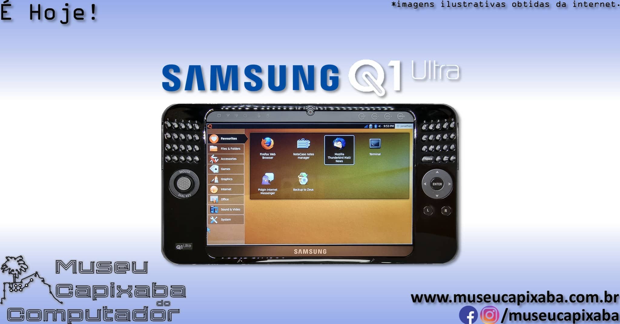 microcomputador portátil Samsung Q1 4