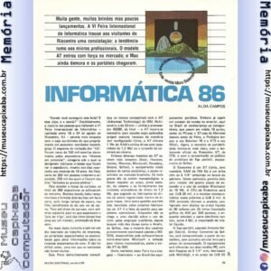 VI Feira Internacional de Informática - Revista Microsistemas - 1986 1