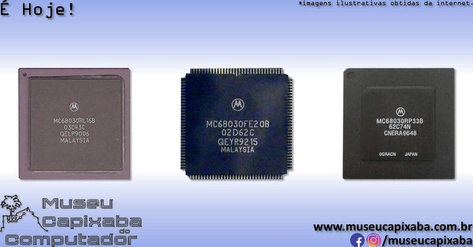 microprocessador Motorola 68030 3