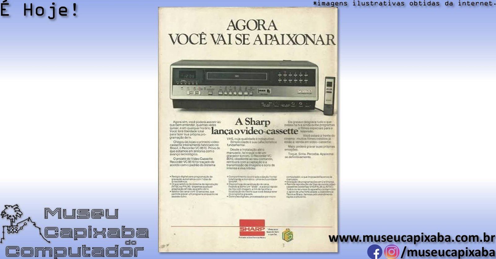 padrão de vídeo VHS 7